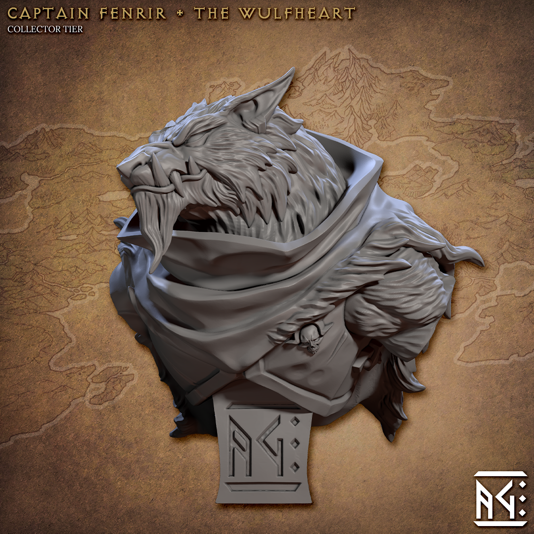 Captain Fenrir, The Wulfheart Bust