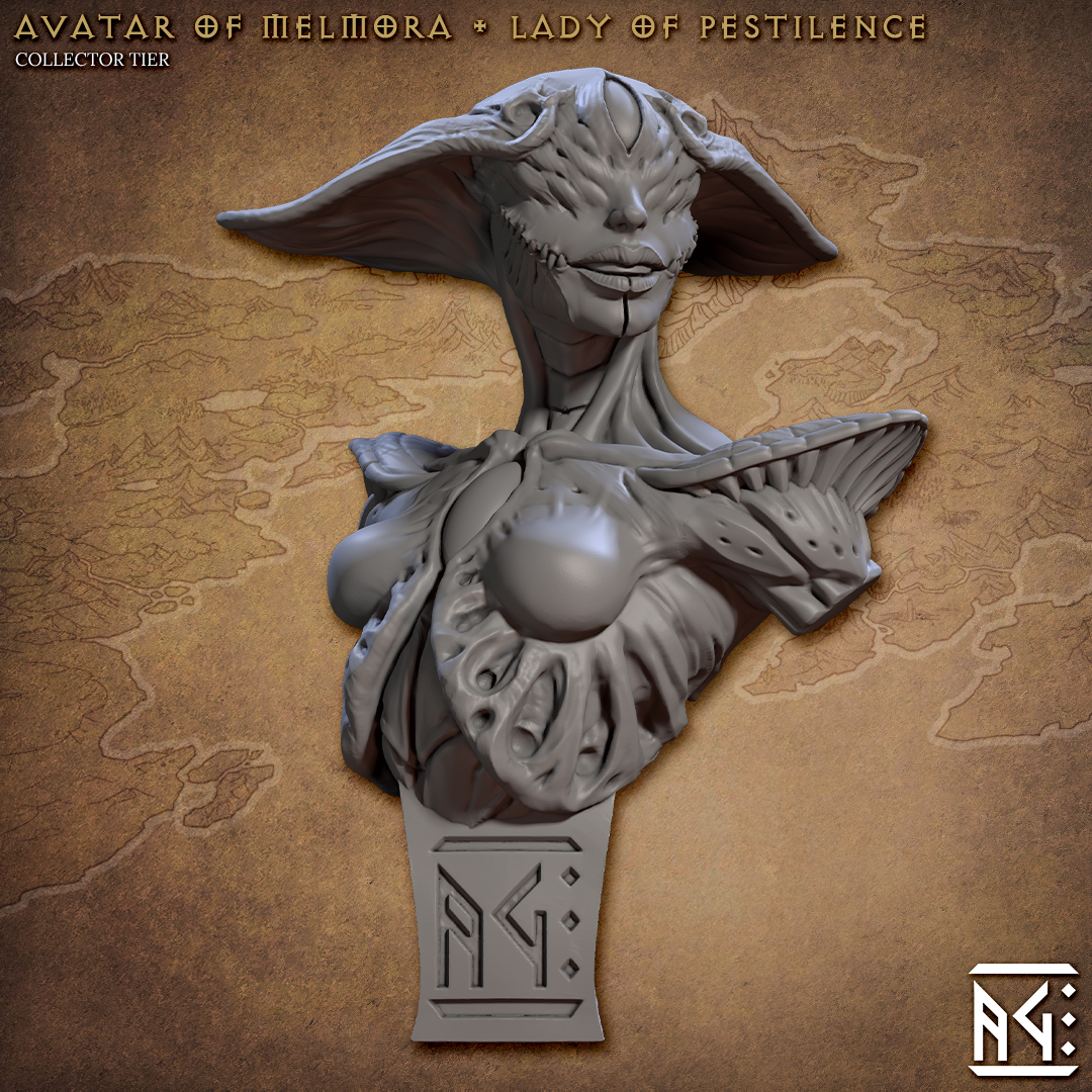 Melmora, Lady of Pestilence Bust