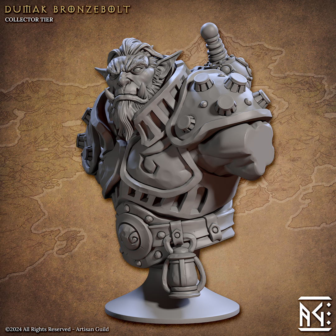 Dumak Bronzebolt Bust