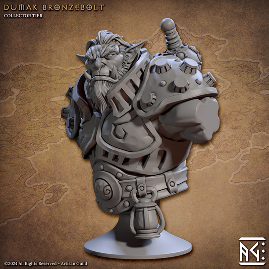 Dumak Bronzebolt Bust