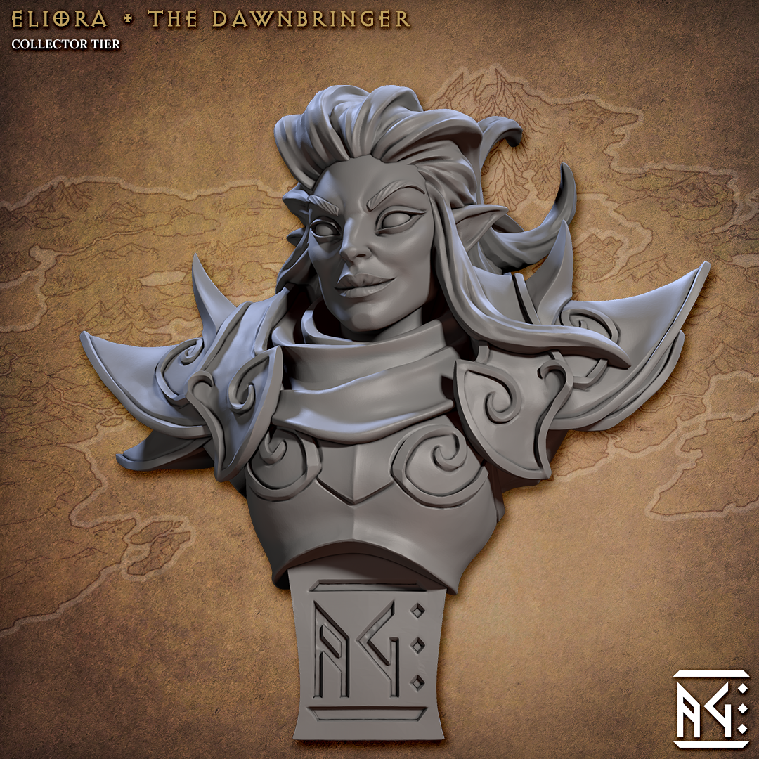 Eliora, The Dawnbringer Bust