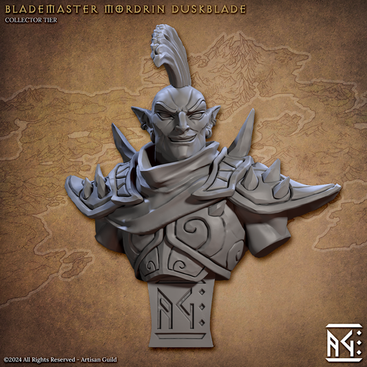 Blademaster Mordrin Duskblade Bust