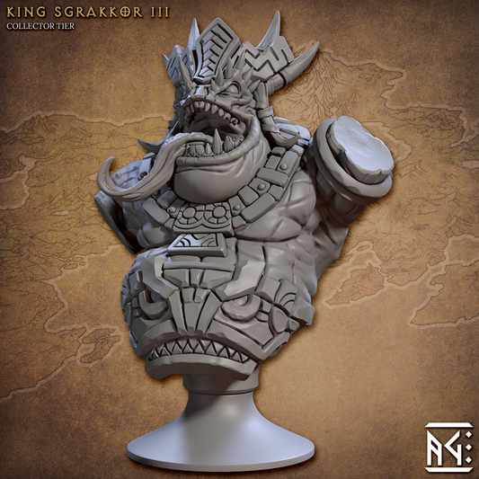 King Sgrakkor III Bust