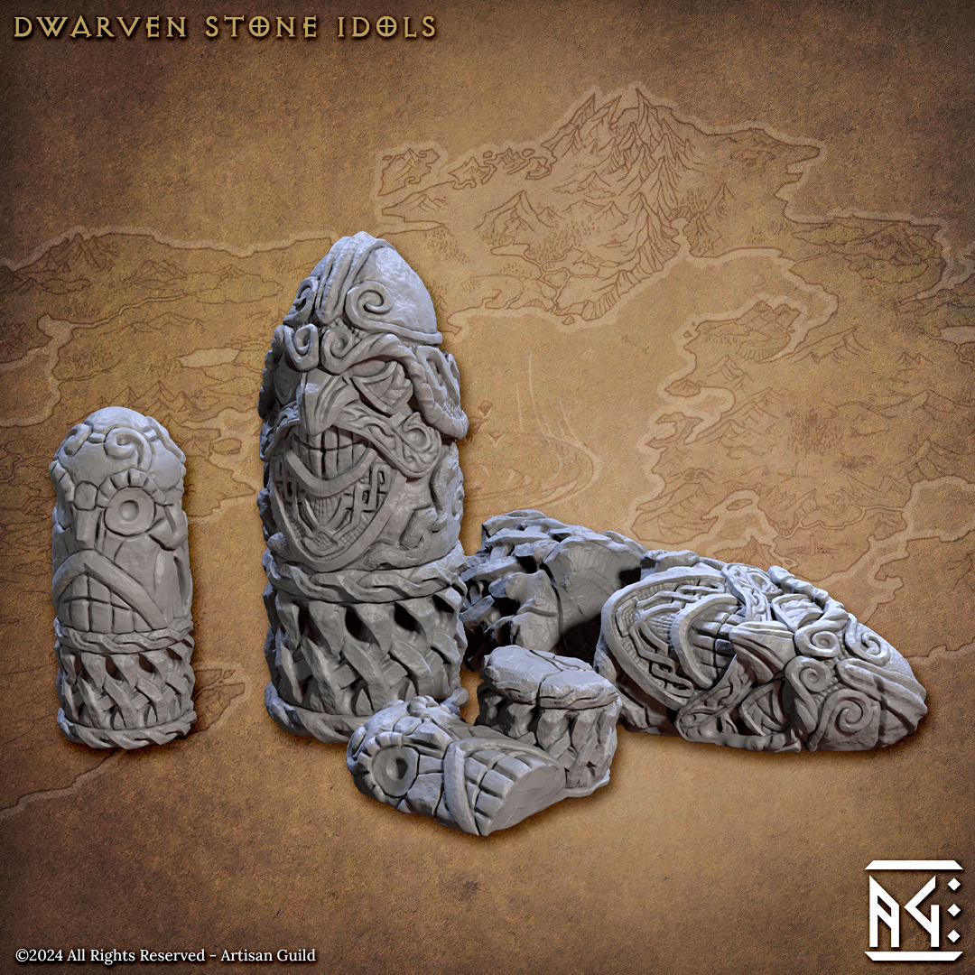 Dwarven Stone Idols Terrain