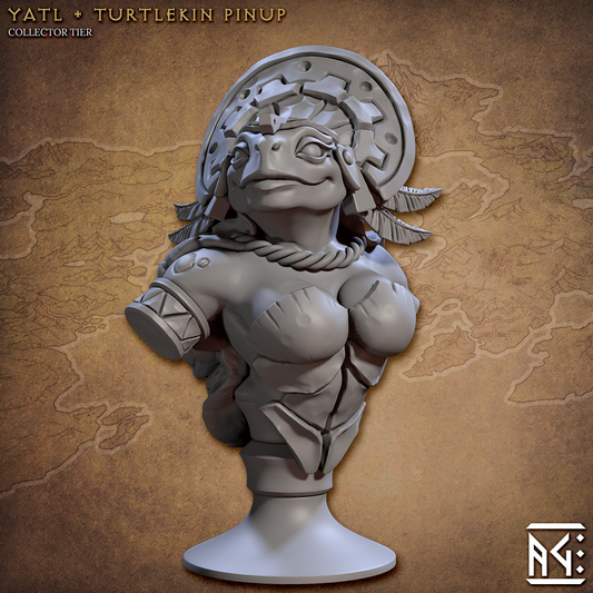 Yatl, Turtlekin Pinup Bust